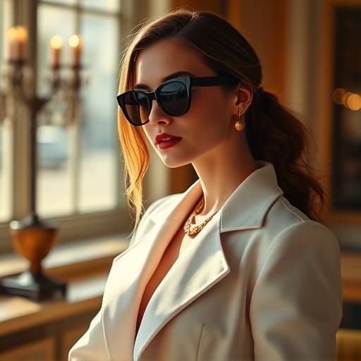 Fotograma de un spot publicitario para una marca de moda.