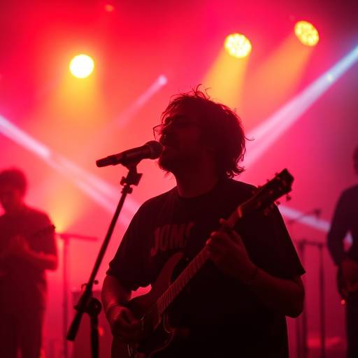 Fotograma de un video musical de un artista emergente.